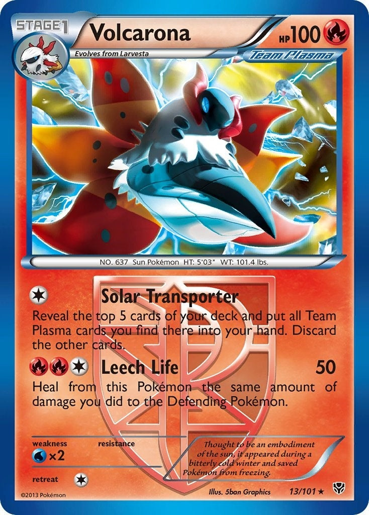 Volcarona Team Plasma (13/101) [PLB]
