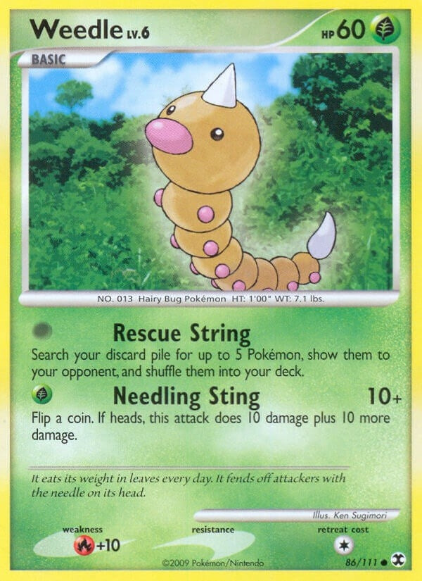 Weedle (86/111) [RR]
