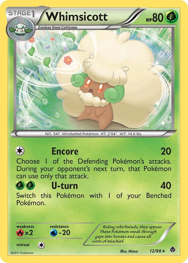 Whimsicott 12 (12/98) [EPO]
