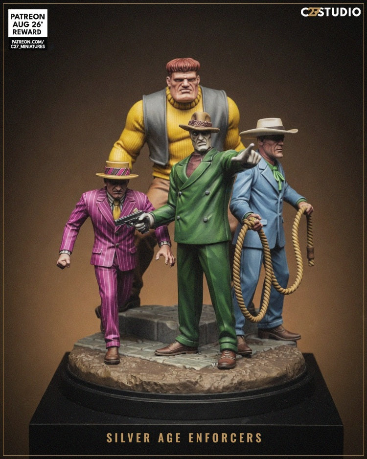 Silver Age Enforcers - Marvel MCP-Compatible Resin Miniature