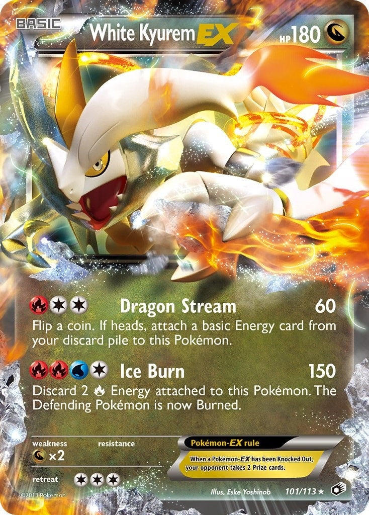 White Kyurem EX (101/113) [LTR]