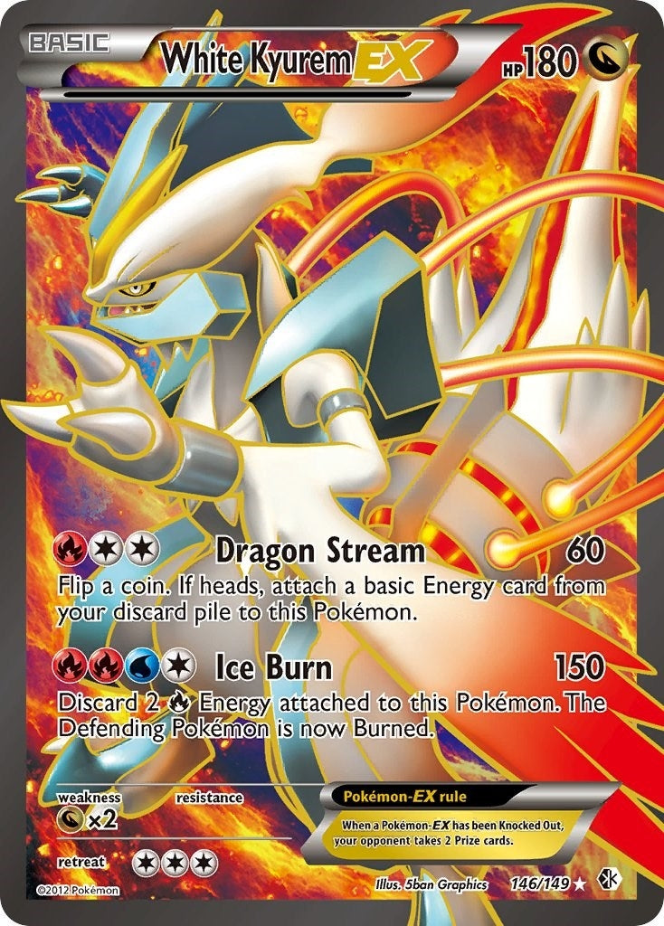 White Kyurem EX 146 Full Art (146/149) [BCR]