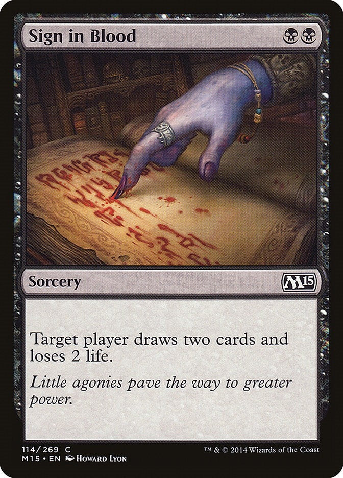 Sign in Blood (114) [M15]