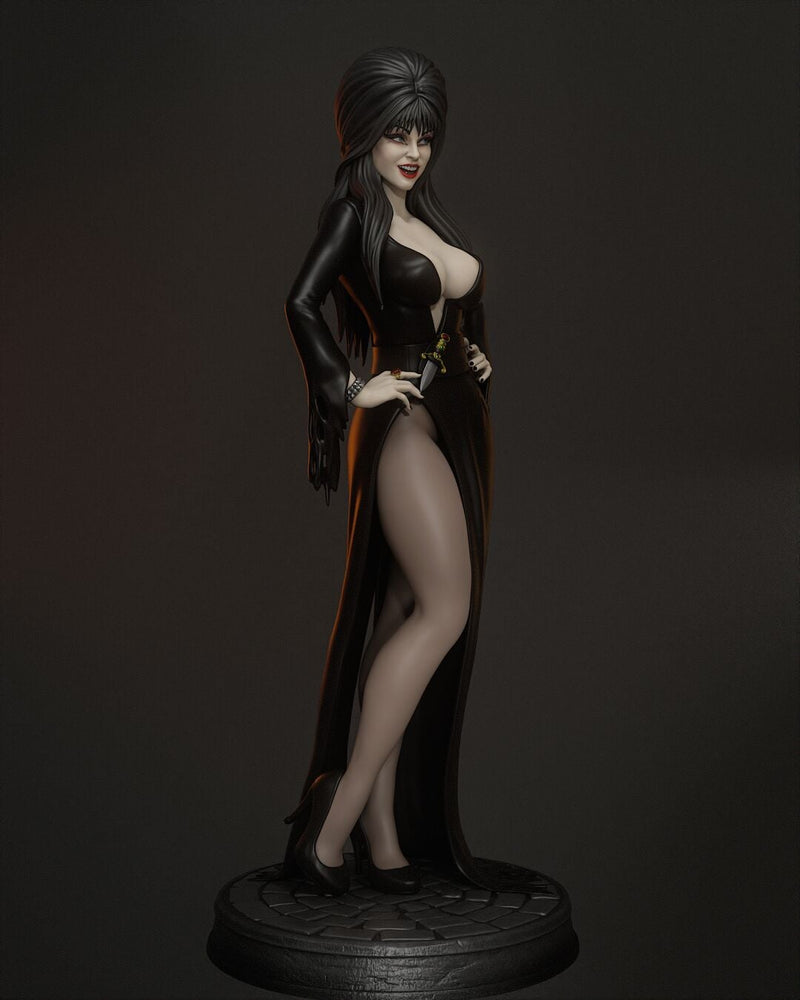 Elvira Resin Statue - view 3