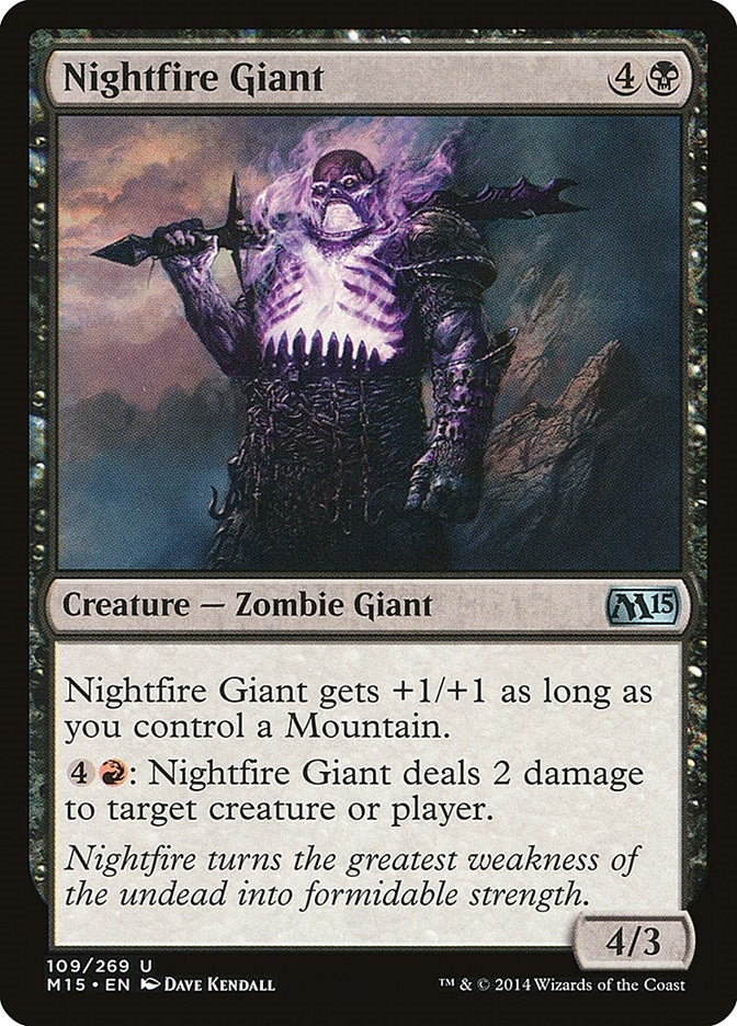 Nightfire Giant (109) [M15]
