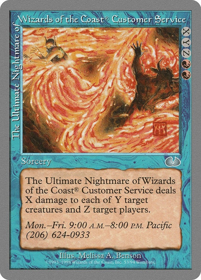 The Ultimate Nightmare of Wizards of the Coast Customer Service (53) [UGL]