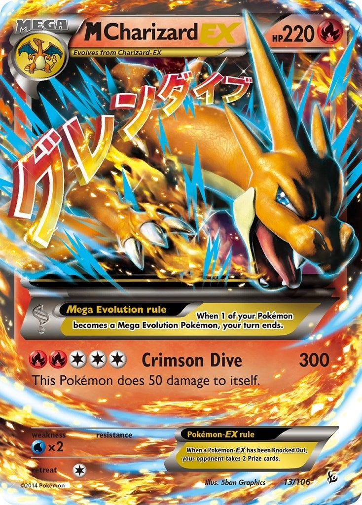 M Charizard EX Y (13/106) [FLF]