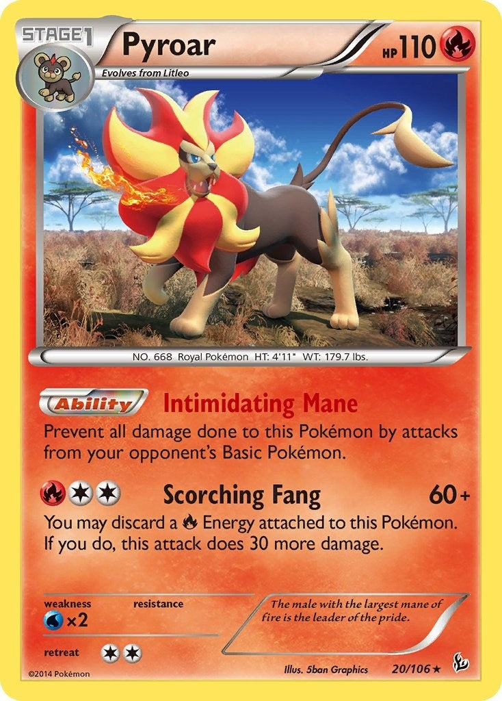 Pyroar (20/106) [FLF]