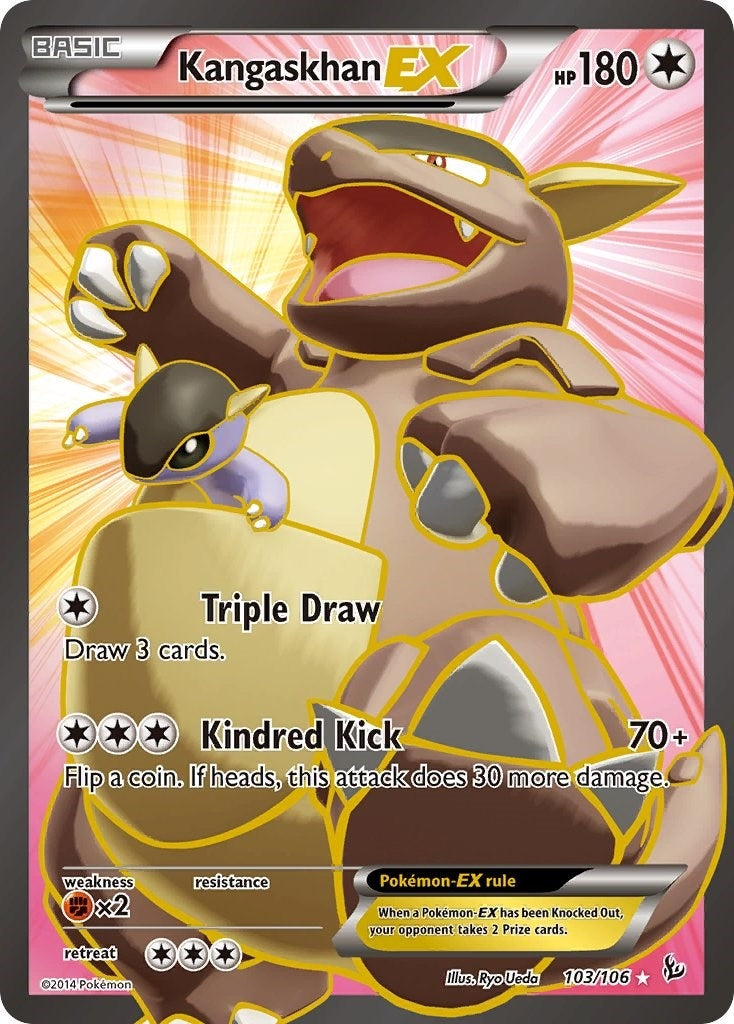 Kangaskhan EX 103 Full Art (103/106) [FLF]