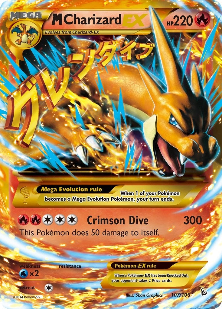 M Charizard EX Y Secret (107/106) [FLF]