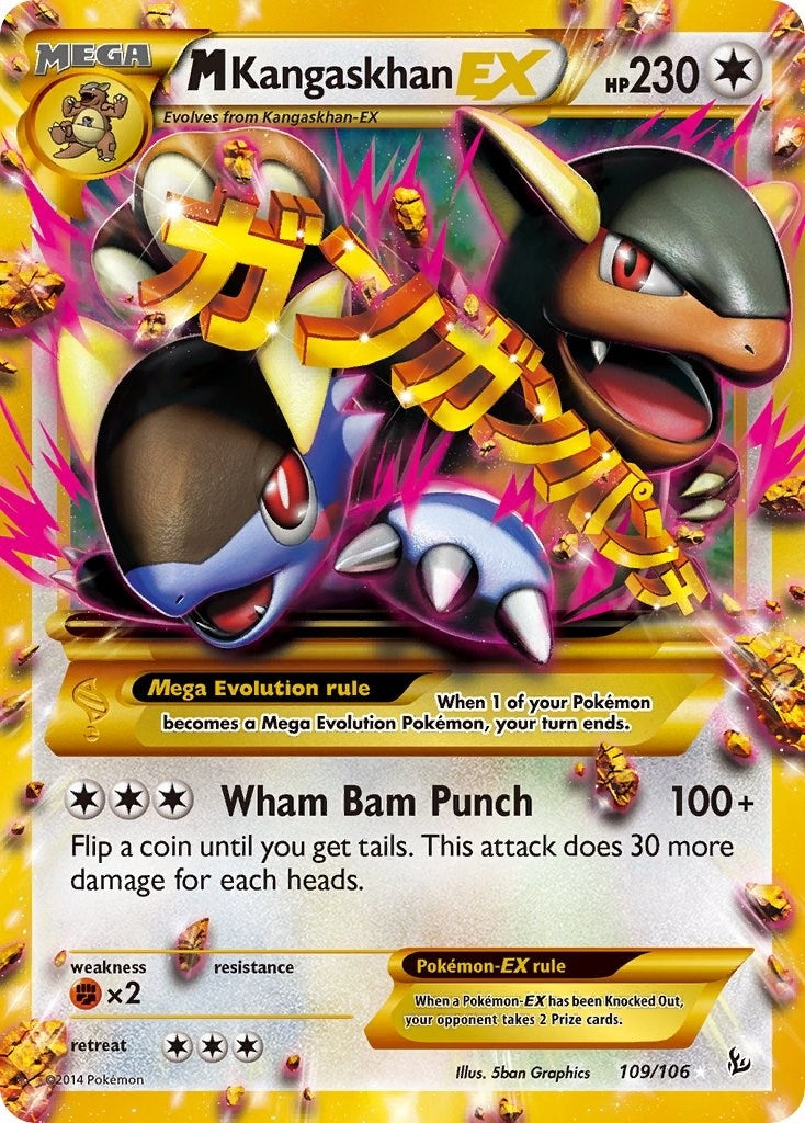 M Kangaskhan EX 109 Secret Rare (109/106) [FLF]