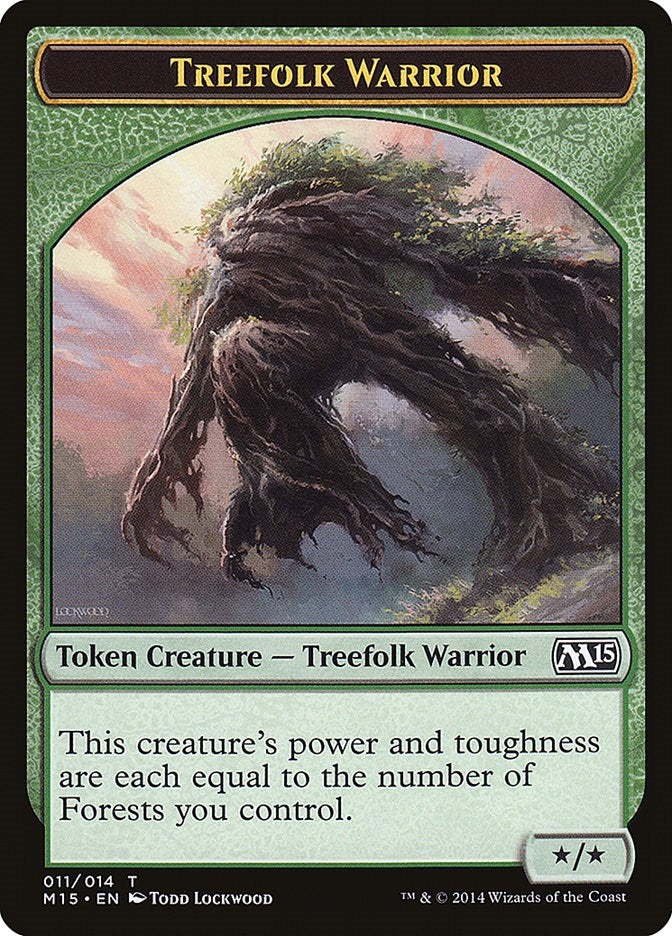 Treefolk Warrior Token (11) [M15]
