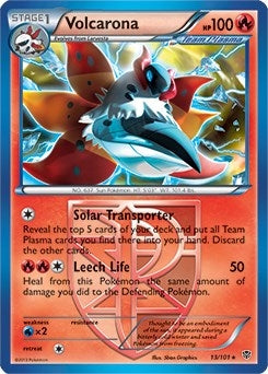 Volcarona 13 101 BW Plasma Blast (013/101) [PR]