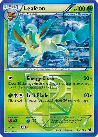 Leafeon 11 116 BW Plasma Freeze (011/116) [PR]