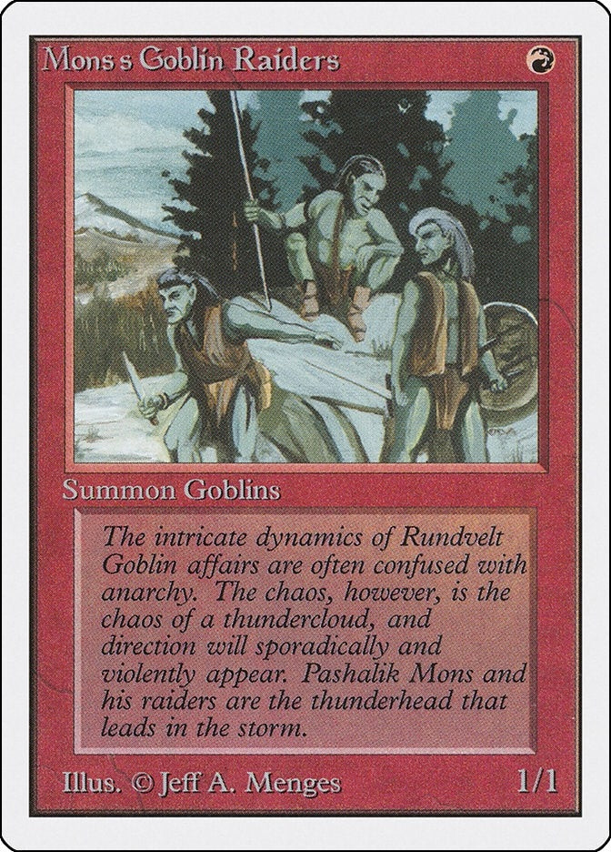 Mons's Goblin Raiders [Unlimited Edition]