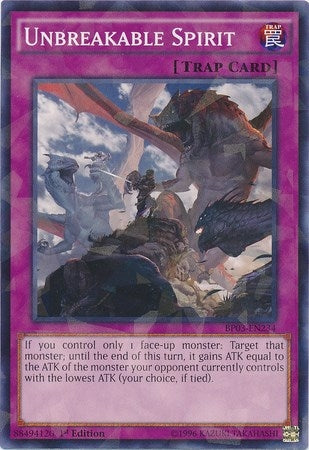 Unbreakable Spirit Shatterfoil (BP03-EN234) [BP03]