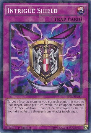 Intrigue Shield Shatterfoil (BP03-EN231) [BP03]