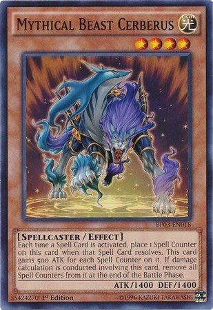 Mythical Beast Cerberus (BP03-EN018) [BP03]