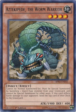 Aztekipede the Worm Warrior (BP03-EN041) [BP03]