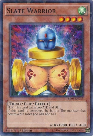 Slate Warrior Shatterfoil (BP03-EN013) [BP03]