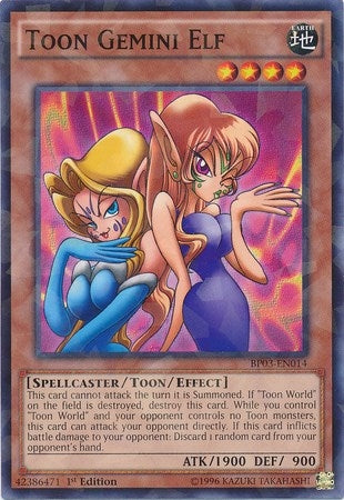 Toon Gemini Elf Shatterfoil (BP03-EN014) [BP03]