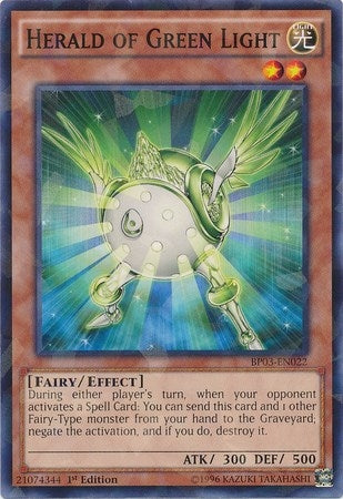Herald of Green Light Shatterfoil (BP03-EN022) [BP03]