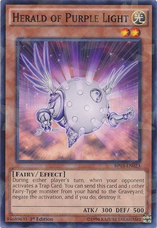 Herald of Purple Light Shatterfoil (BP03-EN023) [BP03]