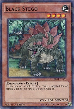 Black Stego Shatterfoil (BP03-EN025) [BP03]