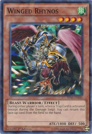 Winged Rhynos Shatterfoil (BP03-EN030) [BP03]