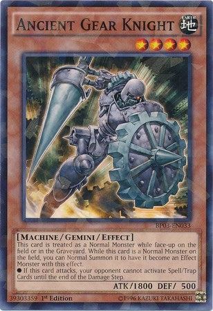 Ancient Gear Knight Shatterfoil (BP03-EN033) [BP03]