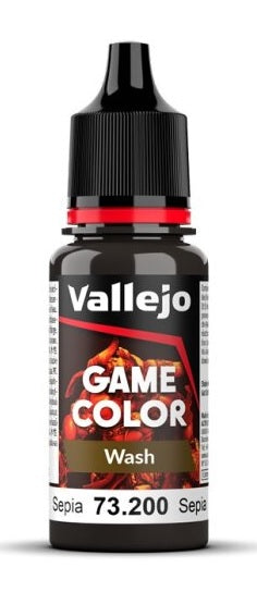 Game Color: Wash - Sepia 18 ml.