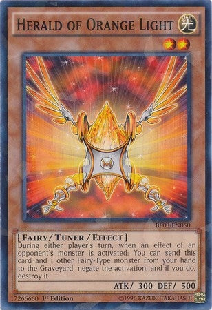 Herald of Orange Light Shatterfoil (BP03-EN050) [BP03]