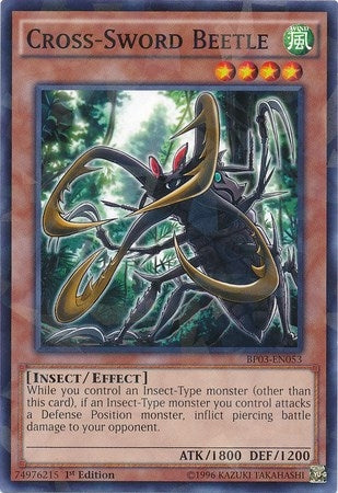 Cross Sword Beetle Shatterfoil (BP03-EN053) [BP03]