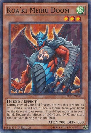 Koaki Meiru Doom Shatterfoil (BP03-EN058) [BP03]
