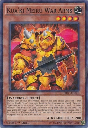 Koaki Meiru War Arms Shatterfoil (BP03-EN061) [BP03]