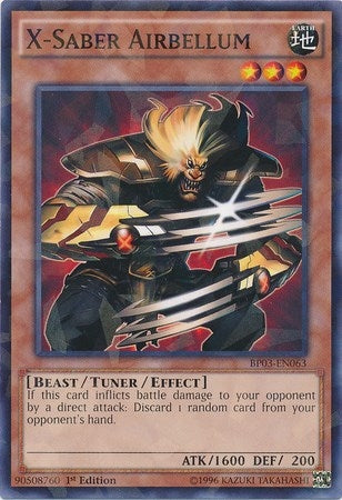 X Saber Airbellum Shatterfoil (BP03-EN063) [BP03]