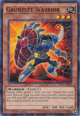 Gauntlet Warrior Shatterfoil (BP03-EN070) [BP03]