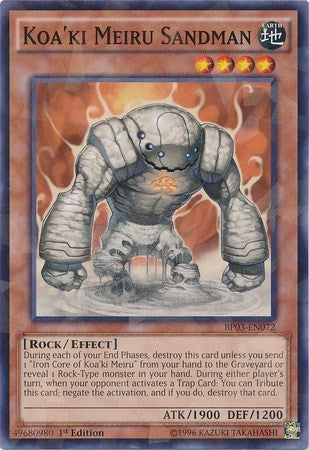 Koaki Meiru Sandman Shatterfoil (BP03-EN072) [BP03]