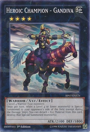 Heroic Champion Gandiva Shatterfoil (BP03-EN124) [BP03]