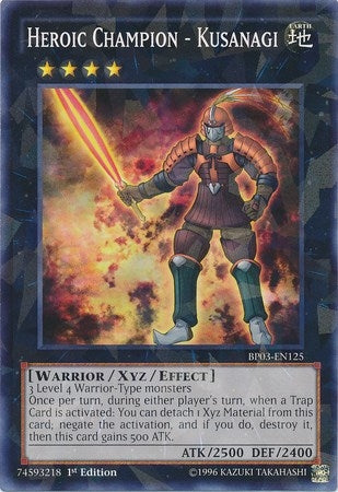 Heroic Champion Kusanagi Shatterfoil (BP03-EN125) [BP03]