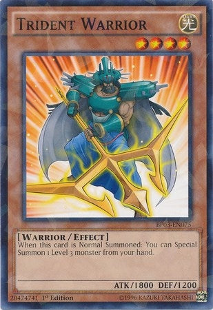 Trident Warrior Shatterfoil (BP03-EN075) [BP03]