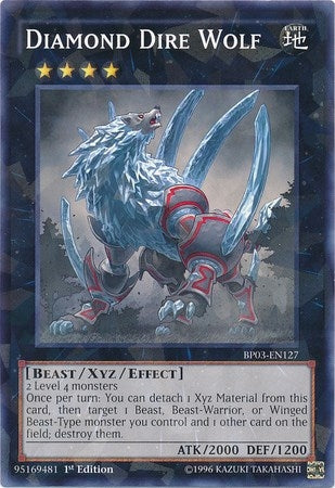 Diamond Dire Wolf Shatterfoil (BP03-EN127) [BP03]