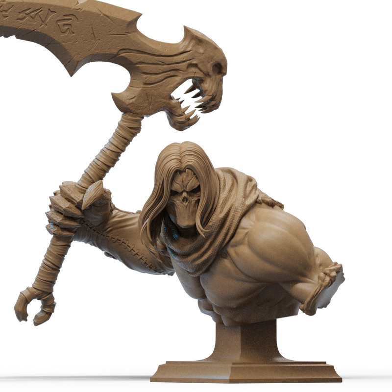 Death Resin Bust - Design 1 - view 1