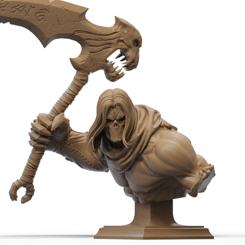 Death Resin Bust - Design 1 - view 1