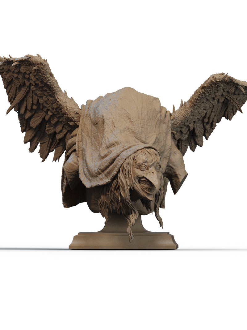 Matinta Pereira Resin Bust - view 1