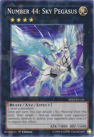Number 44 Sky Pegasus Shatterfoil (BP03-EN130) [BP03]