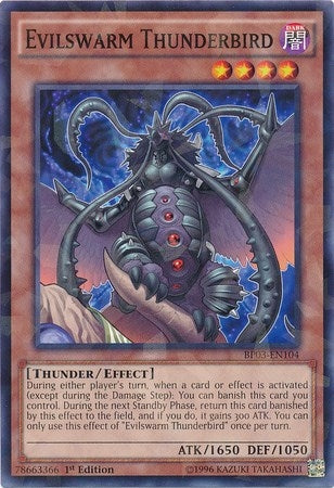 Evilswarm Thunderbird Shatterfoil (BP03-EN104) [BP03]