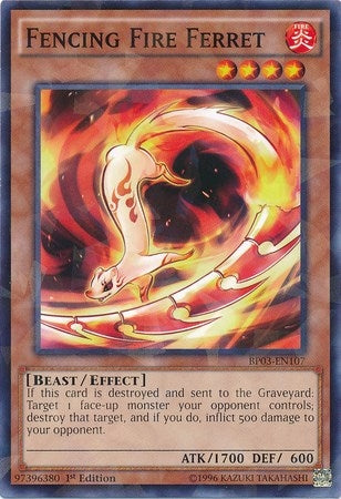 Fencing Fire Ferret Shatterfoil (BP03-EN107) [BP03]