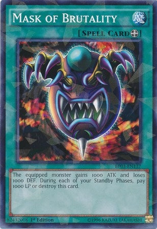Mask of Brutality Shatterfoil (BP03-EN137) [BP03]