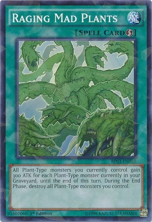 Raging Mad Plants Shatterfoil (BP03-EN165) [BP03]